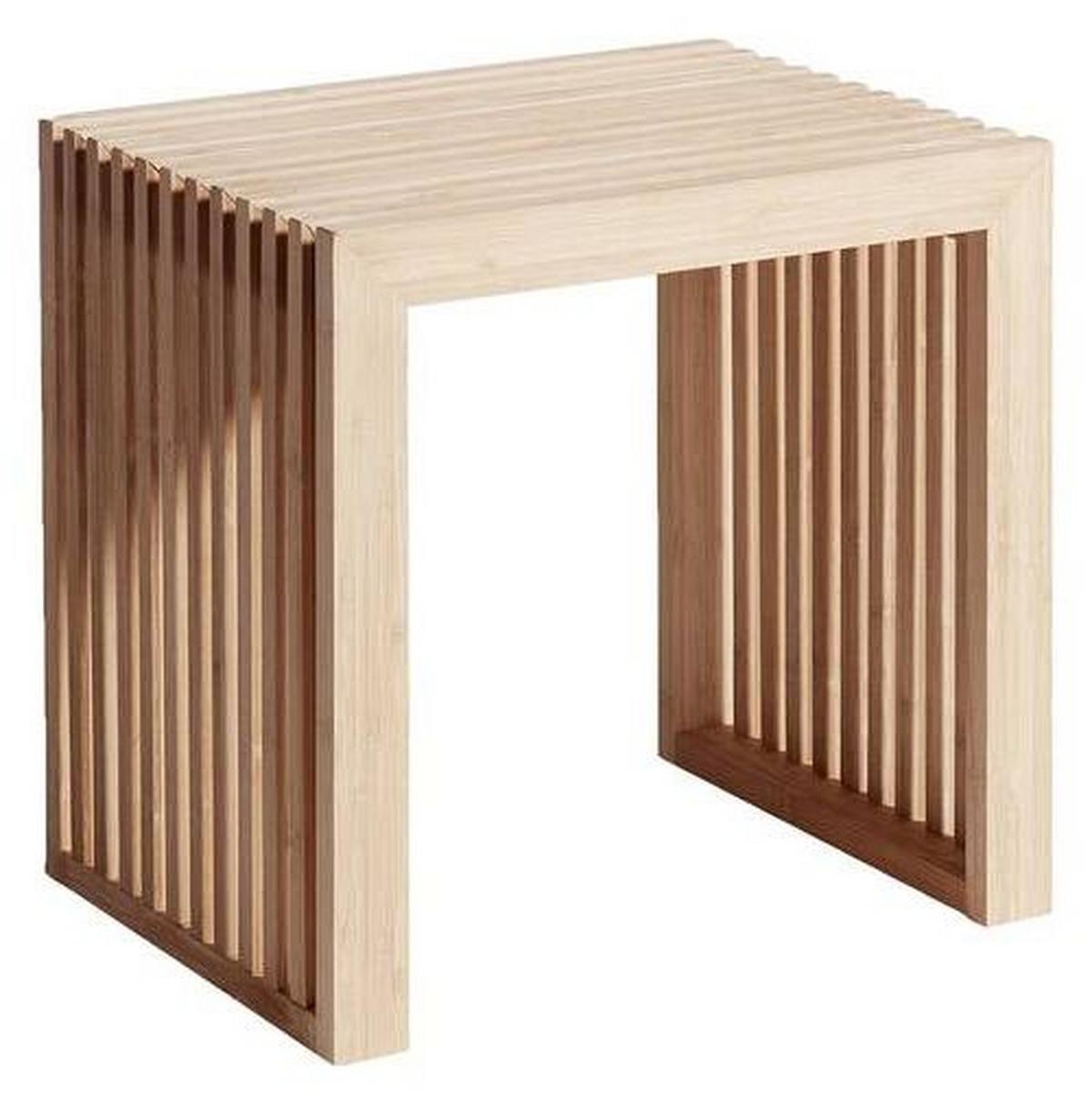 Hocker Rib - KONVENTIONELL, Holz (45/43/35cm) - MID.YOU