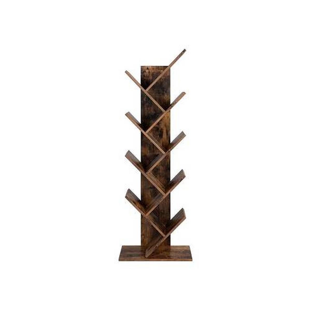 Bücherwand Iron H: 141,5 Cm  Braun - Braun, Basics, Holzwerkstoff (50/141,5/25cm) - Boxxx