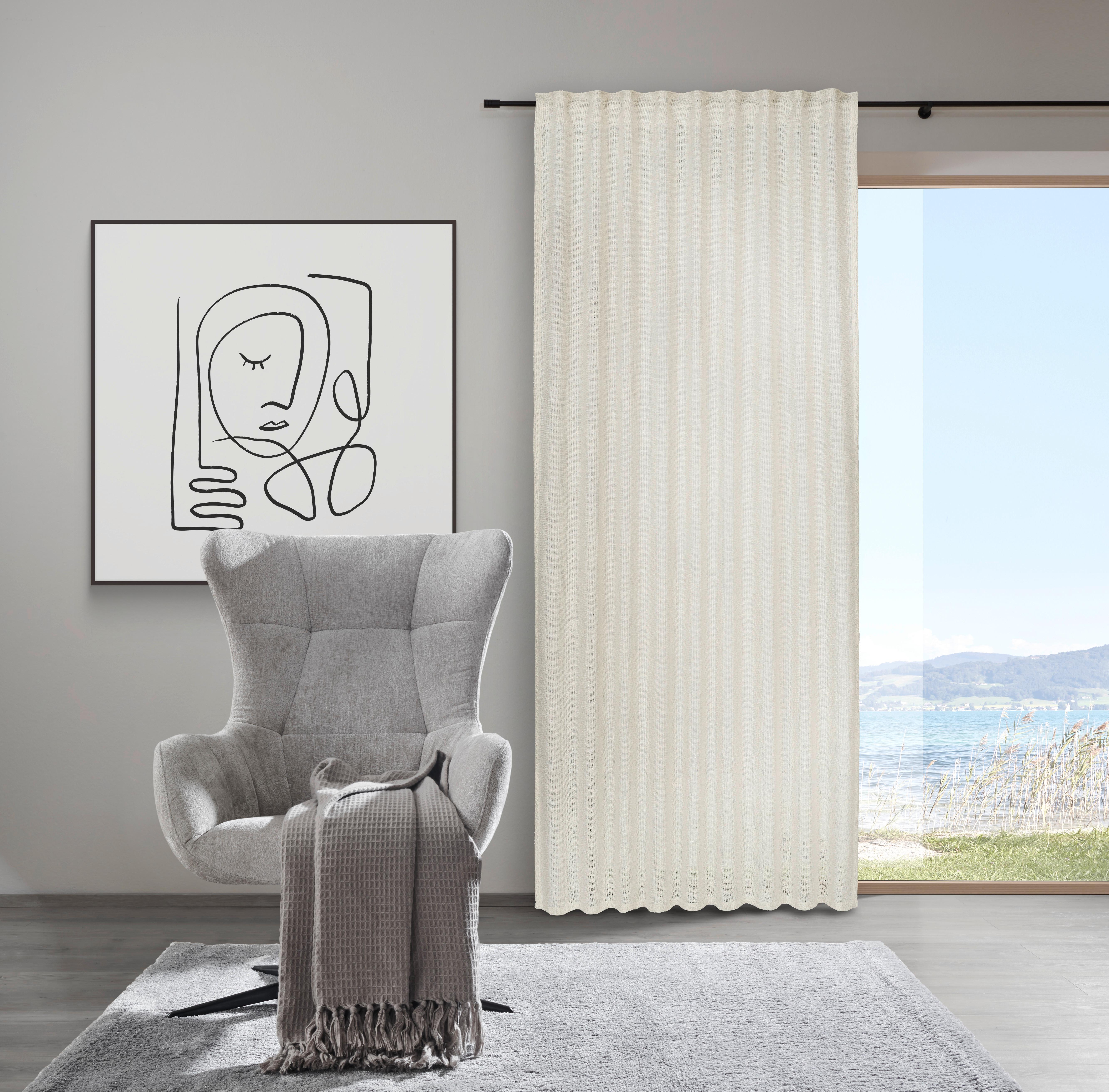 Hotový záves Jonna, 135/245cm, prírodná - prírodná farba, Lifestyle, textil (135/245cm) - Premium Living
