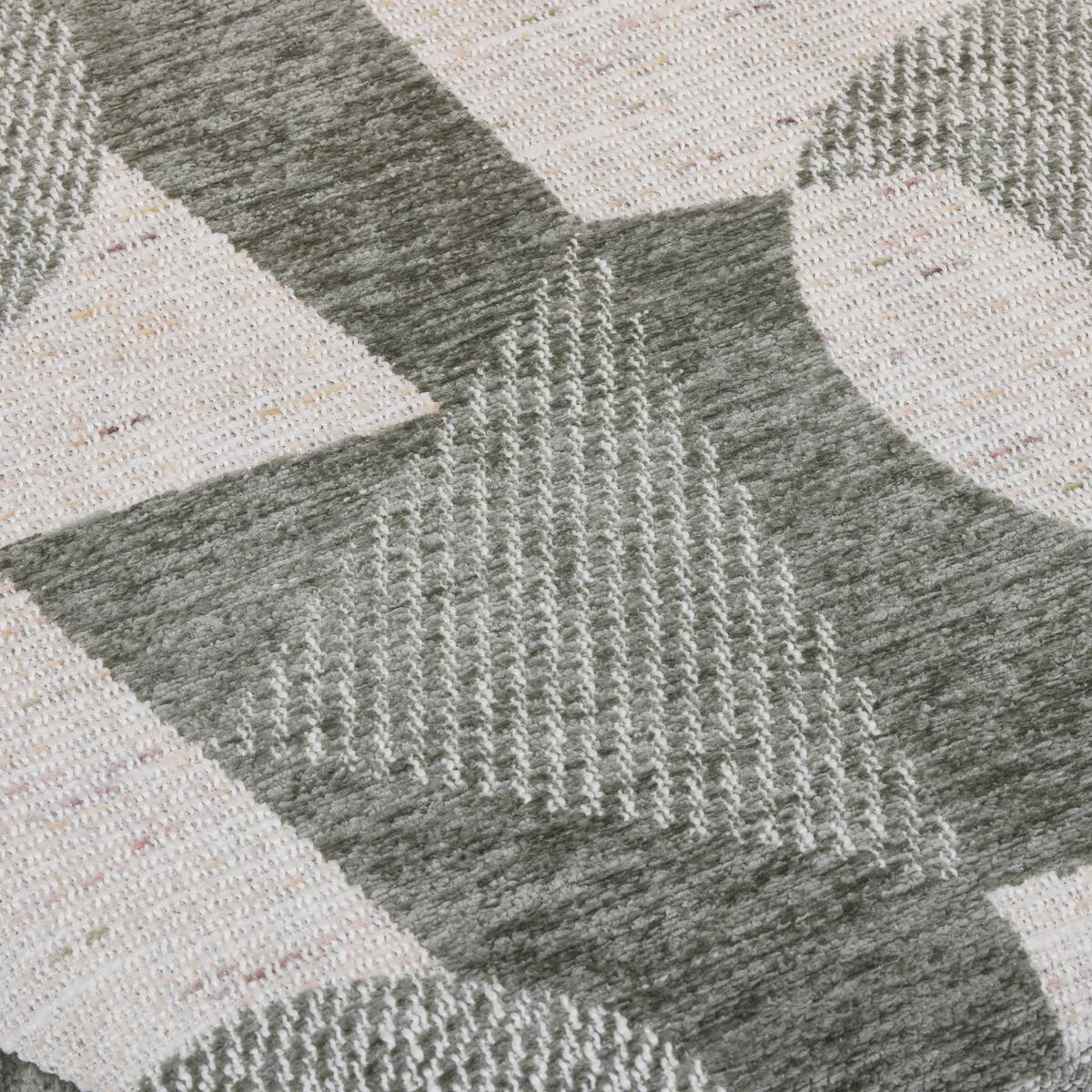 Taburetka MARLON, sivozelený žakár - biela/sivozelená, Lifestyle, kompozitné drevo/textil (50/40cm) - Premium Living