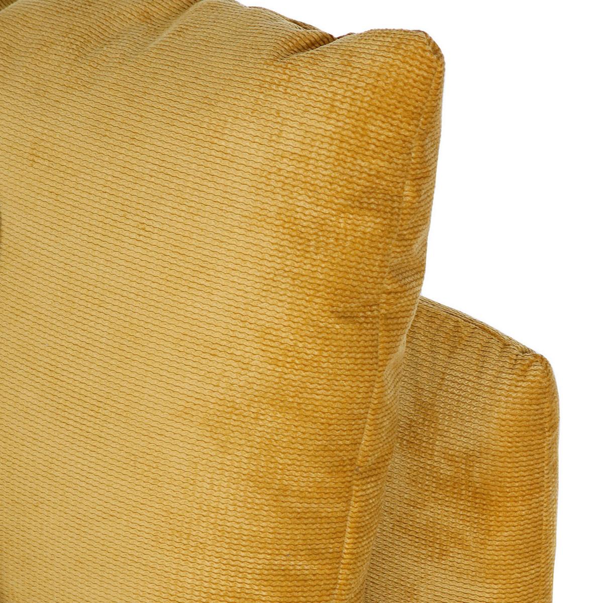 Sofaelement Fynn, Senfgelb B: 83 cm - Senfgelb/Schwarz, KONVENTIONELL, Textil (83/72/83cm) - MID.YOU