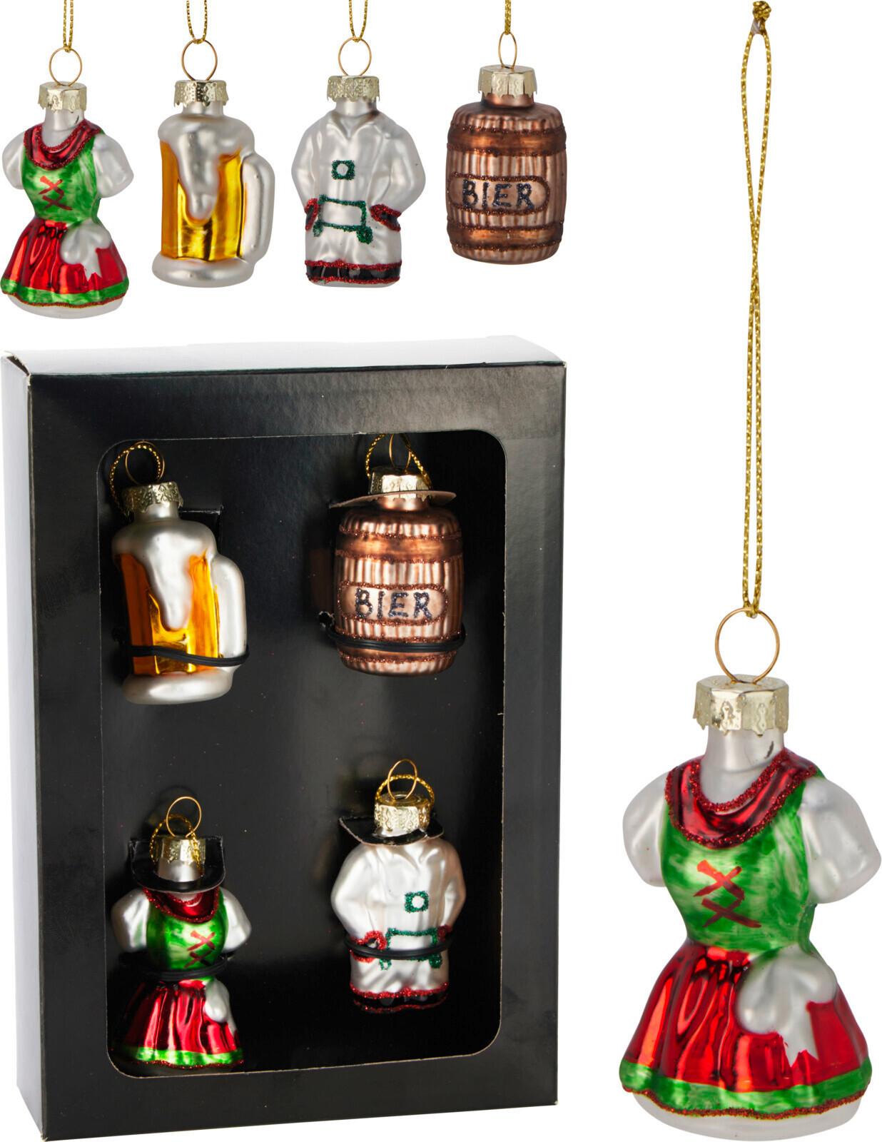 Christbaumanhänger Oktoberfest - Multicolor, Basics, Glas (5cm)