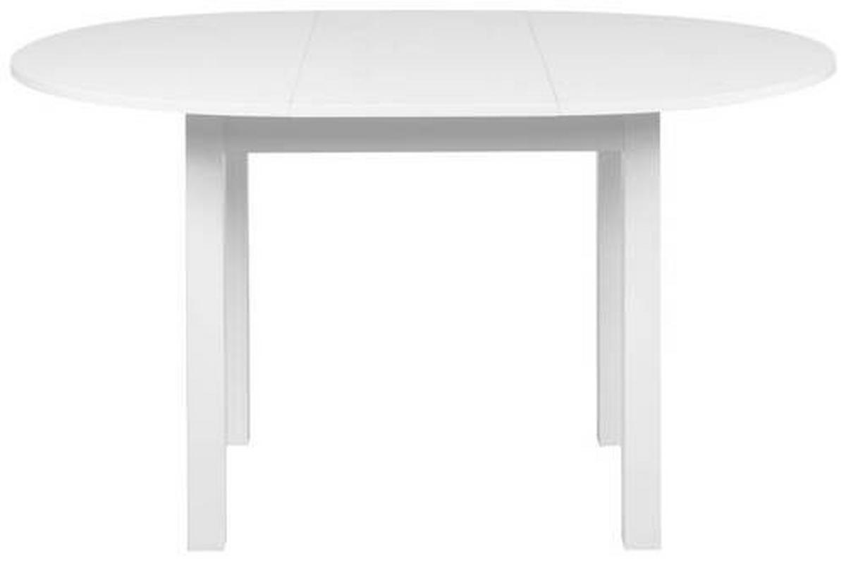 Esstisch Coburg 100 - Weiß, Basics, Holzwerkstoff (100/75cm) - MID.YOU