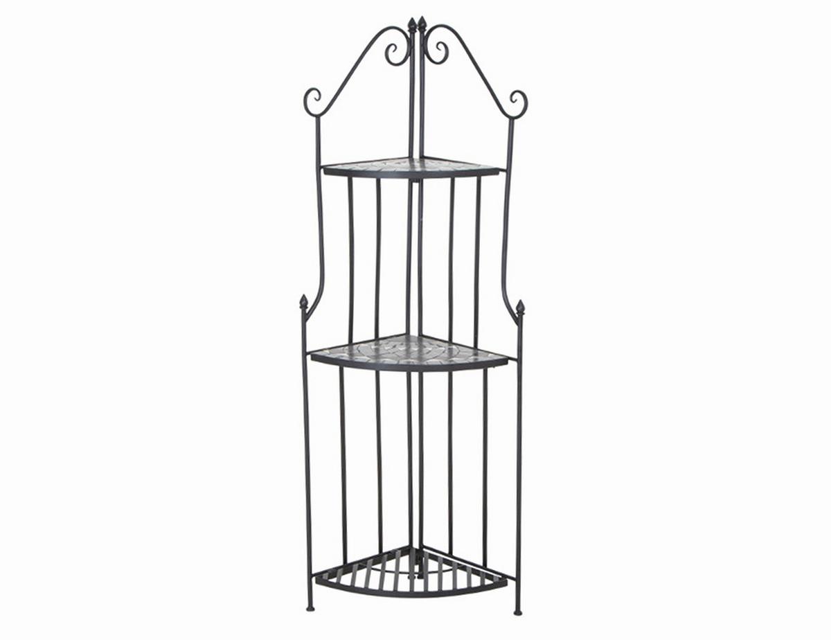 Pflanztisch J53785 - Anthrazit, KONVENTIONELL, Keramik/Metall (63/29/140cm) - Siena Garden