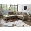 Ecksofa mit Holzfüßen + Kissen Alice, Webstoff - Sandfarben/Kieferfarben, KONVENTIONELL, Holzwerkstoff/Textil (175/249cm) - MID.YOU Ecksofa mit Holzfüßen + Kissen Alice, Webstoff - Sandfarben/Kieferfarben, KONVENTIONELL, Holzwerkstoff/Textil (175/249cm) - MID.YOU