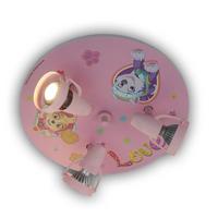 Kinderdeckenleuchte Paw Patrol Ø 35 Cm, Verstellbar - Multicolor/Rosa, Basics, Holzwerkstoff/Kunststoff (35/15cm) - Niermann