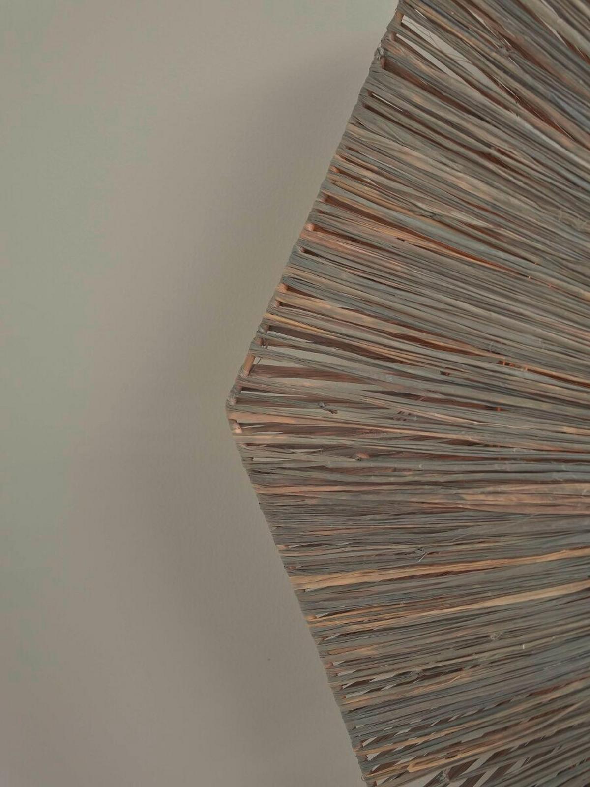 Wandleuchte Panama - Dunkelgrau, Basics, Naturmaterialien (45/7cm) - Good & Mojo