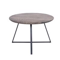 COUCHTISCH Schwarz/Eiche dunkel H: 40cm - Eiche dunkel/Schwarz, Natur, Holz/Metall (60/40cm)