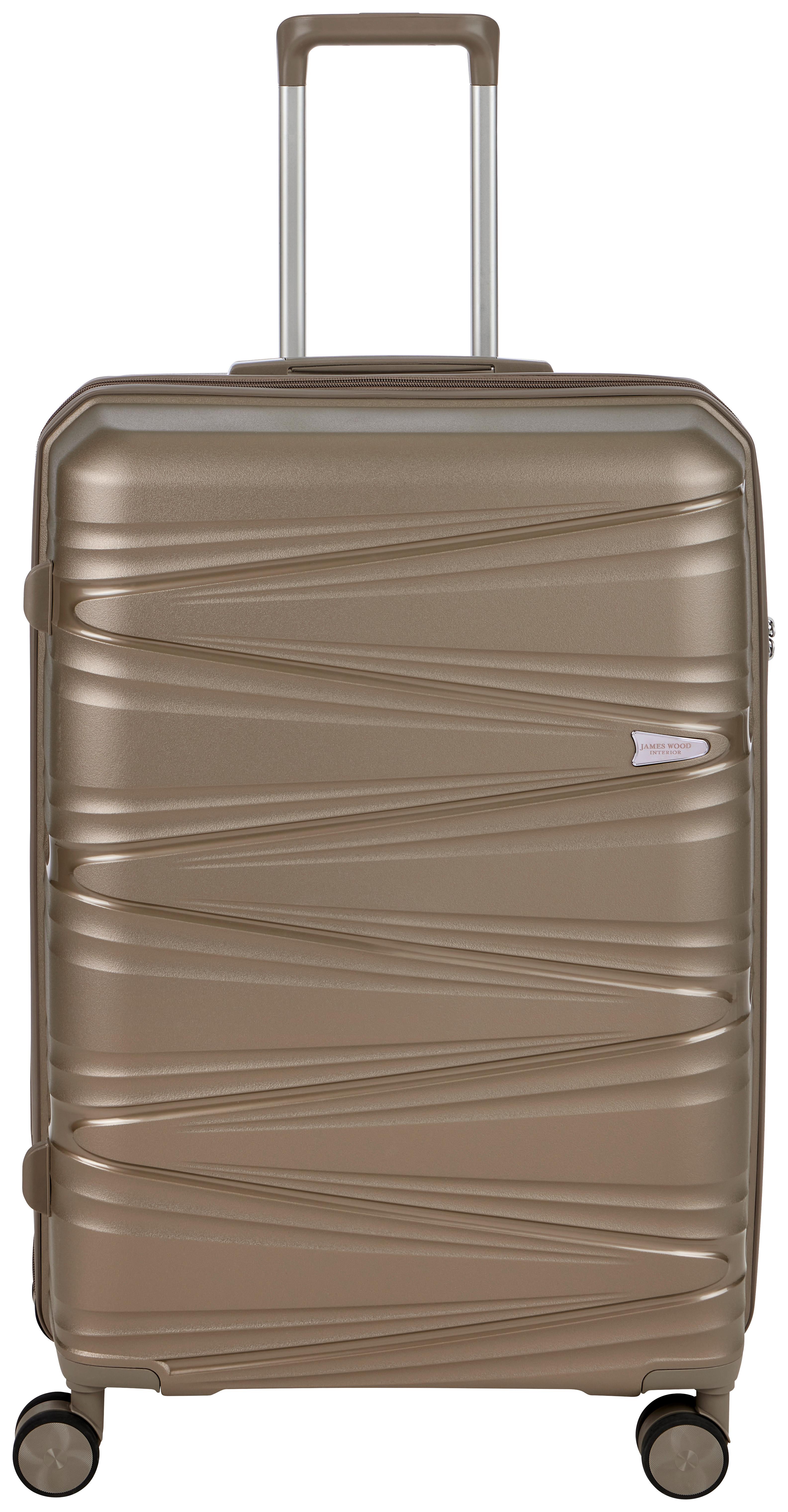 Reisekoffer Tommy -L - Champagner, Basics, Kunststoff/Textil (48/74,5/32,5cm) - James Wood