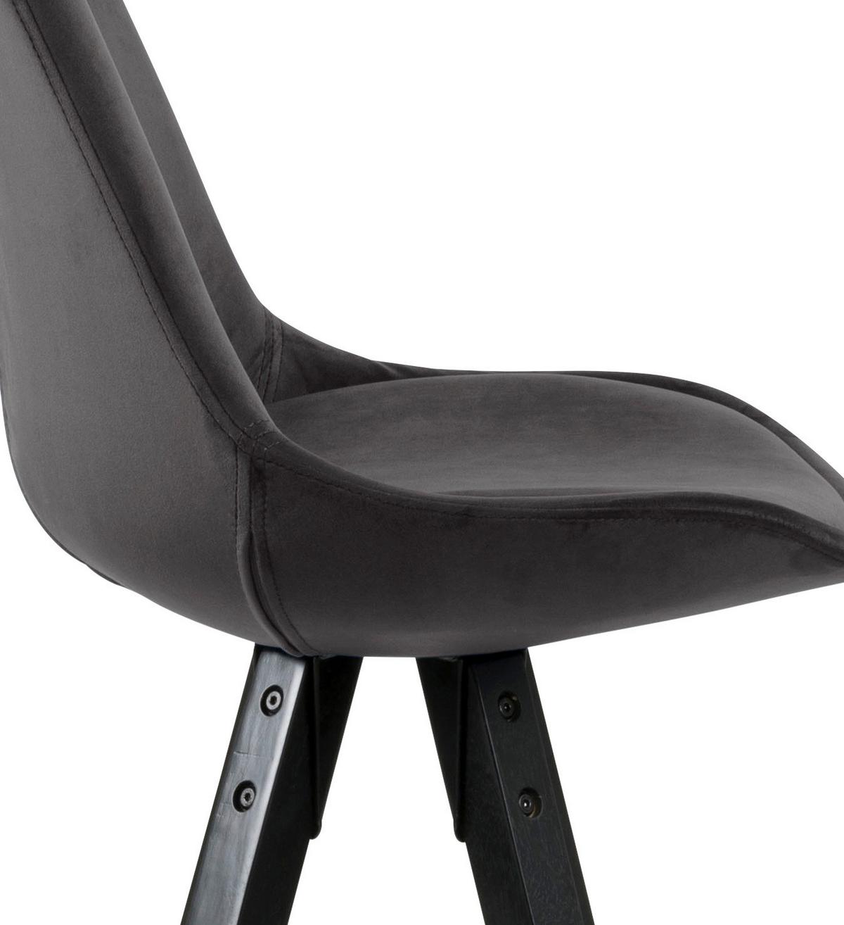 Barová židle DIMA tmavě šedá - černá/tmavě šedá, Design, kov/dřevo (48/112/56cm) - Carryhome