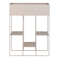 Übertopf Rabo Beige B: 25 cm - Beige, Design, Metall (25/80/60cm)