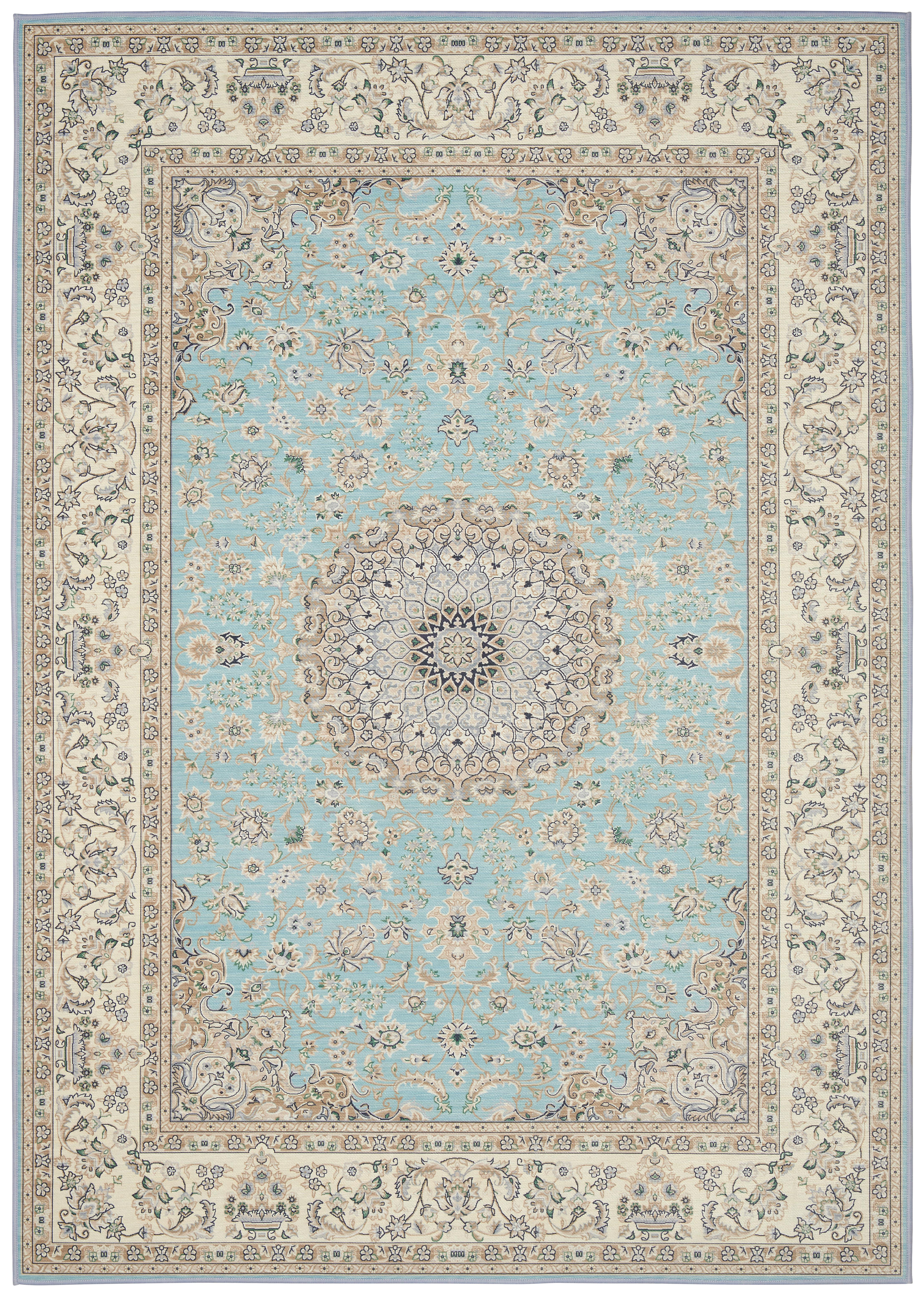 Teppich Vorleger Verschiedene Farben Scarlett 60x90 cm - Beige/Rot, Textil (60/50/40cm) - James Wood