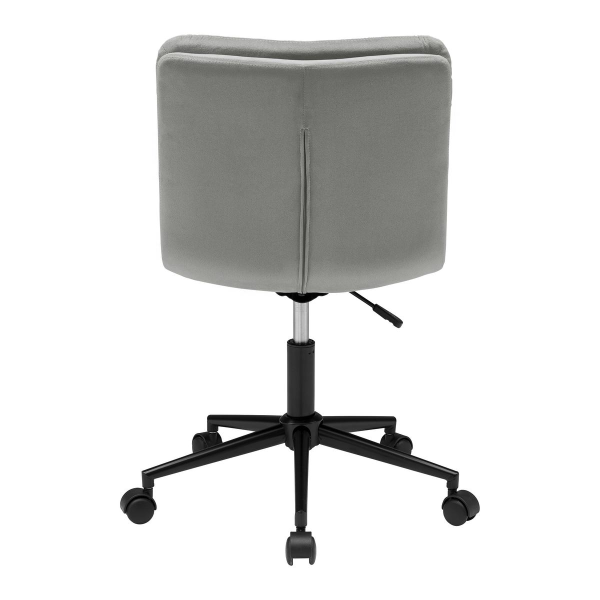 Kancelárska stolička EASY II -EXKLUSIV- - čierna/sivá, Konventionell, kov/textil (44/92-102/53cm) - Mömax