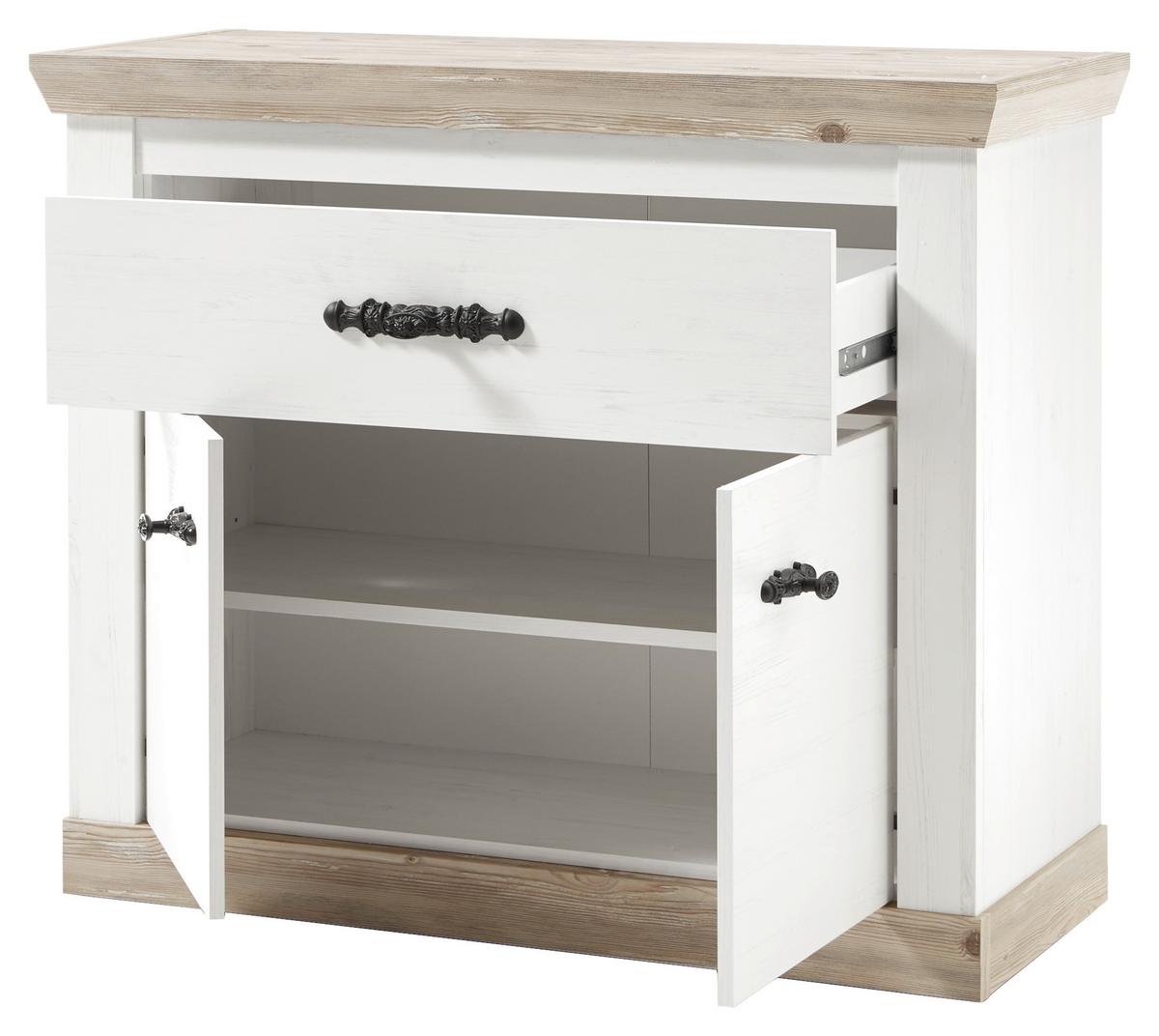 Kommode Florenz Hellbraun/Pinienfarben B:107cm - Hellbraun/Pinienfarben, Design, Holzwerkstoff (107/87/45cm) - MID.YOU