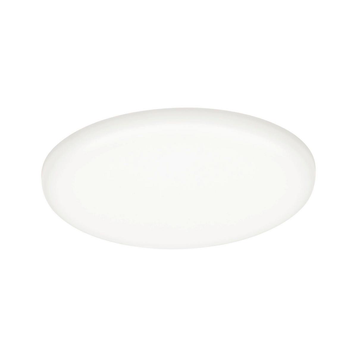 Led-einbauleuchte Bad Ip44 Satin Ø 12,5 Cm - Weiß, LIFESTYLE, Kunststoff (12,5cm) - Paulmann