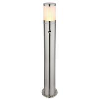 Außenleuchte Xeloo 60 Watt Edelstahl, Bodenmontage - Silberfarben, Basics, Kunststoff/Metall (14/80cm) - Globo