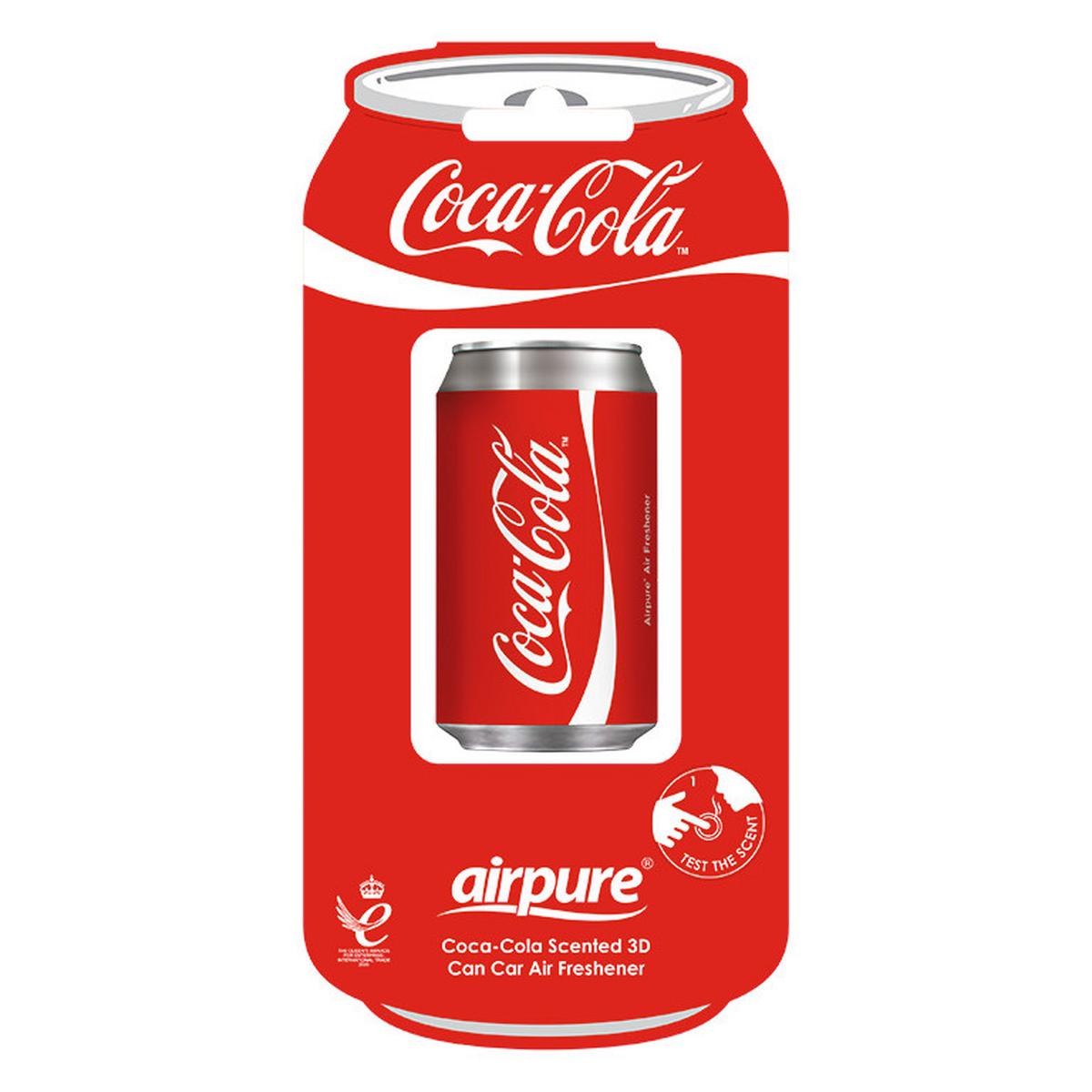 Autóillatosító 3d Dobozos Illatosító Coke - piros, műanyag (8.5/17.5/3.5cm)