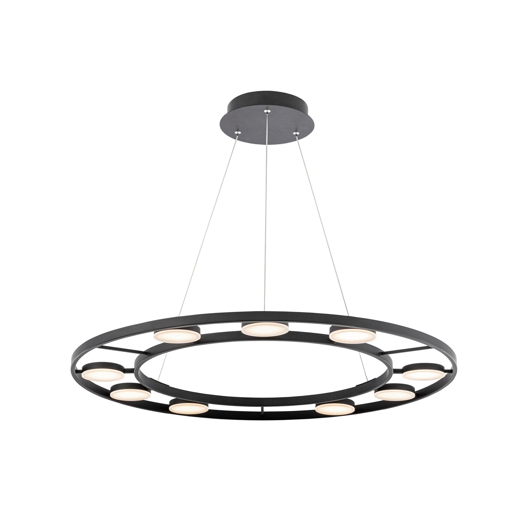 Pendelleuchte Fad - Schwarz, Trend, Kunststoff/Metall (80/2cm) - MAYTONI