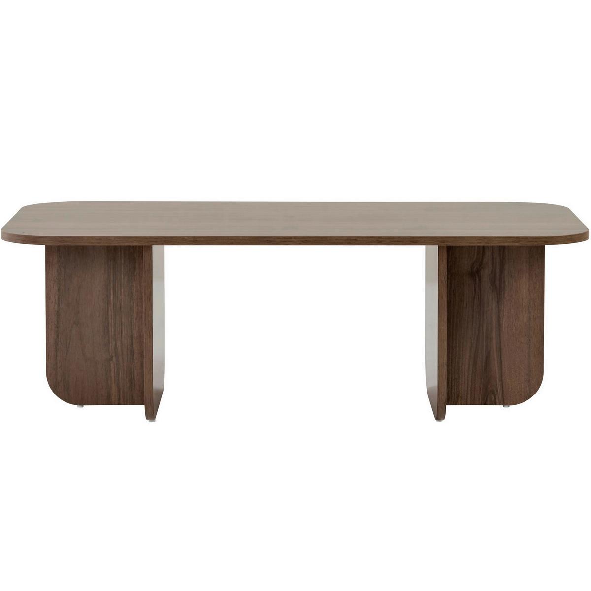 COUCHTISCH Akira Walnussfarben L: 120cm - Walnussfarben, Design, Holzwerkstoff (120/60/41cm) - MID.YOU