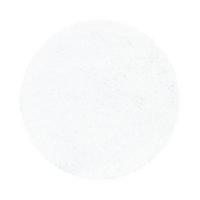 Hochflor Teppich Weiß Sydney Rund Ø 80 cm - Weiß, Basics, Textil (80cm)