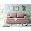 Schlafsofa Norman Lux.3Dl B: ca. 208 cm - Pink/Silberfarben, KONVENTIONELL, Holzwerkstoff/Textil (208/95/105cm) - Carryhome Schlafsofa Norman Lux.3Dl B: ca. 208 cm - Pink/Silberfarben, KONVENTIONELL, Holzwerkstoff/Textil (208/95/105cm) - Carryhome