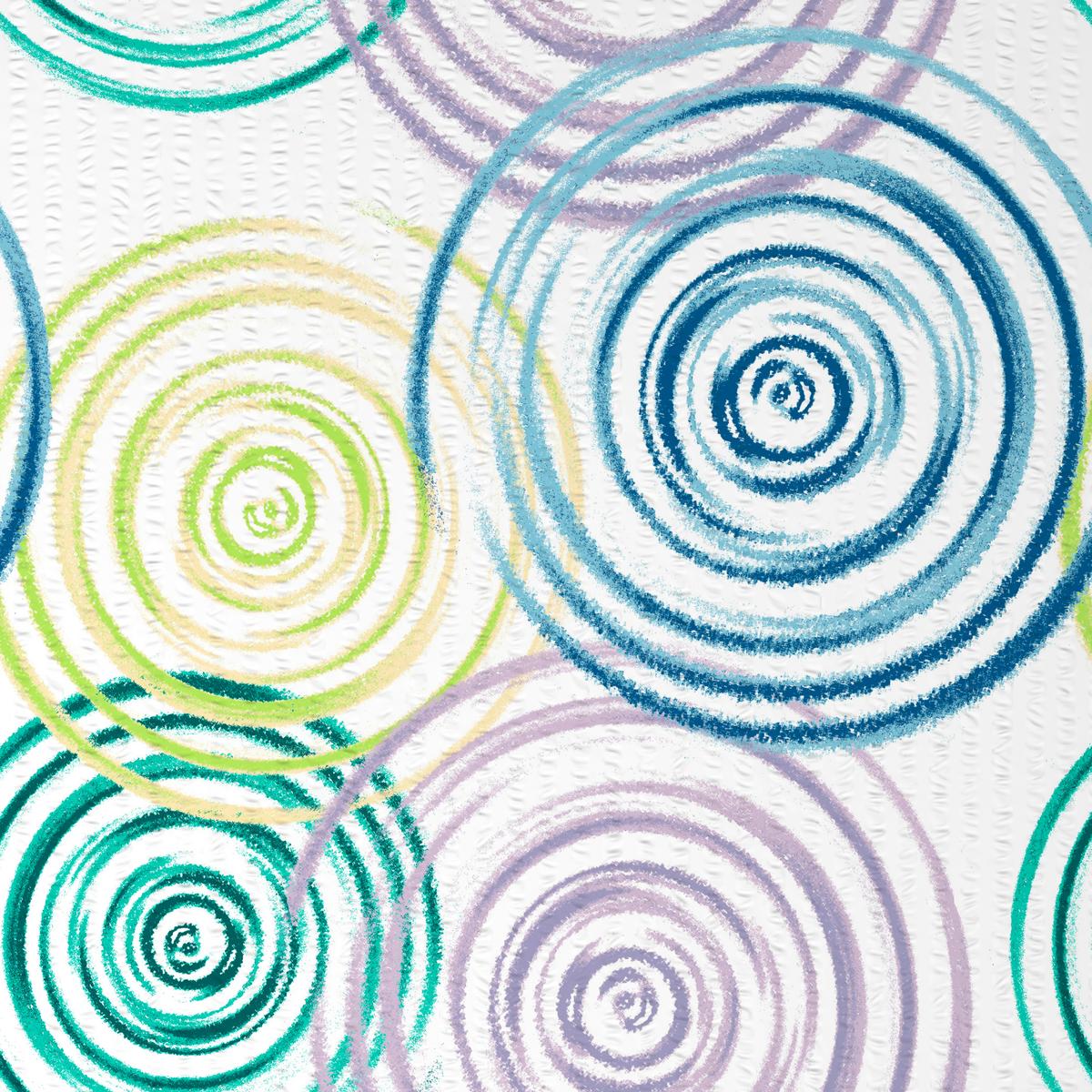 Bettwäsche Tara - Blau/Grün, MODERN, Textil - Luca Bessoni