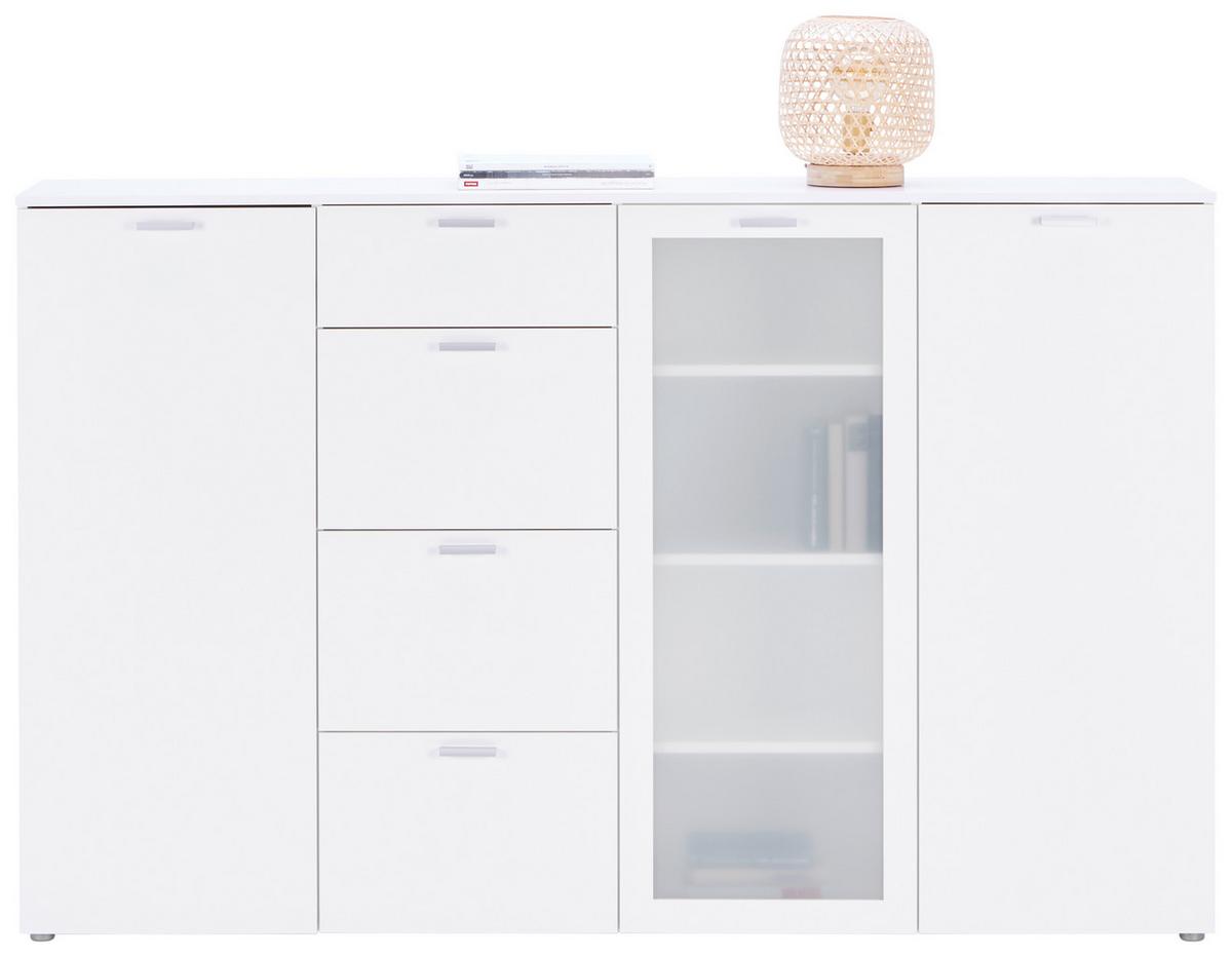 Kommode 179cm Xeno Weiß Xeno "x2m A9 908" - MODERN, Holzwerkstoff (179/115/37cm)