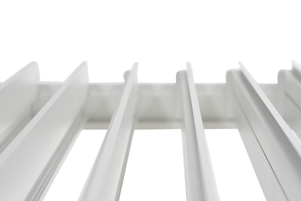 Pergola Deluxe 600x300cm Weiss - Weiß, MODERN, Metall (600/250/300cm) - Gardenson