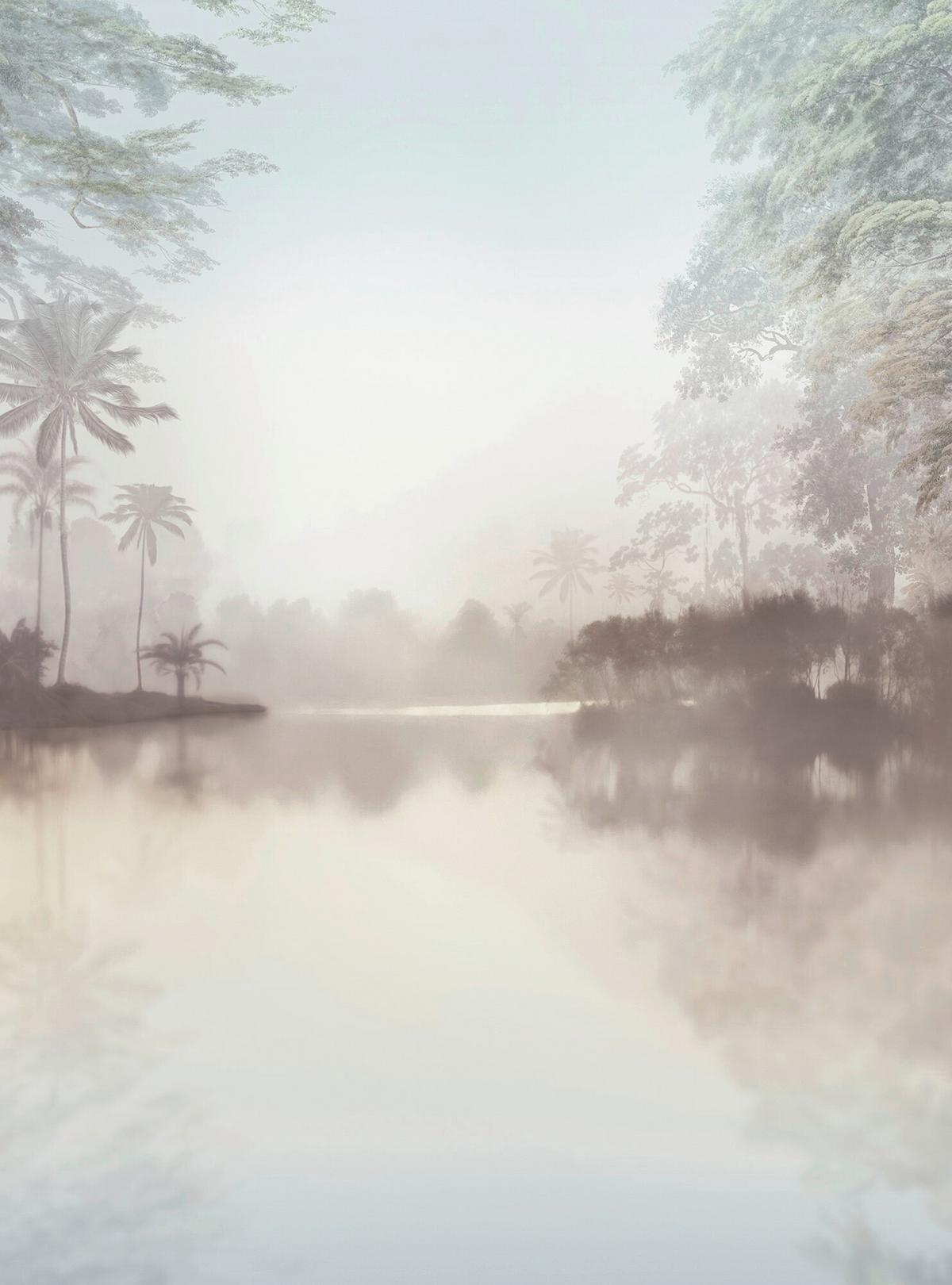 Fototapete Lac Tropical Pure - Multicolor, Trend (200/280cm)
