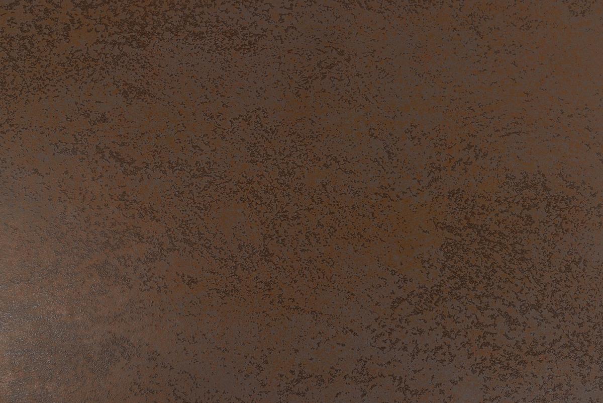 Esstisch Heaven B: 90cm Rostfarben - Rostfarben/Schwarz, Design, Keramik/Metall (168-210/90/76cm) - MID.YOU