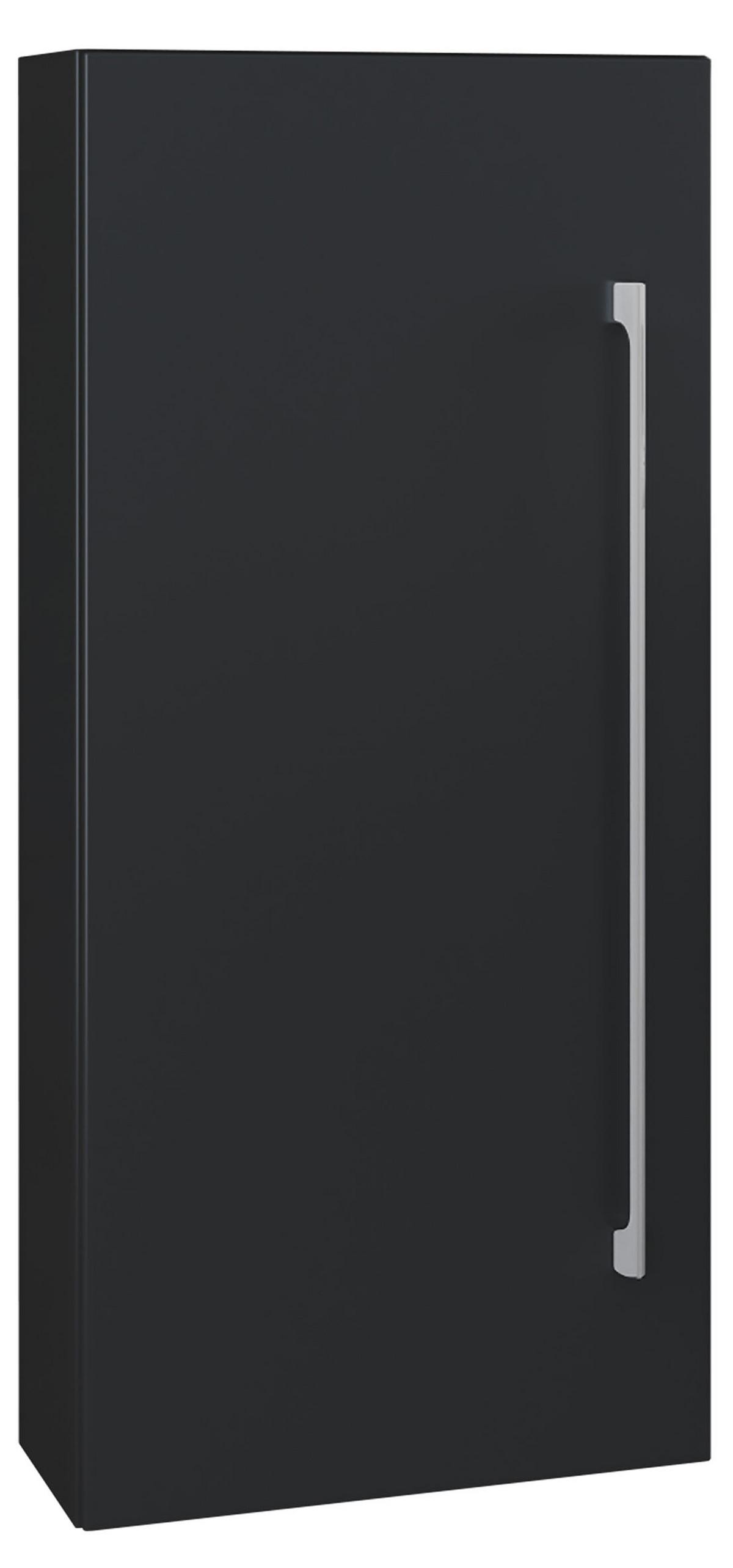 Hängeschrank Vcb3 B: 33 cm Schwarz - Schwarz, Basics, Holzwerkstoff (33/75/22cm) - MID.YOU
