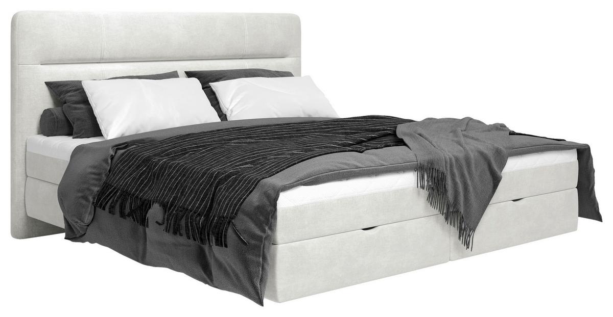 Boxbett Adriano 180x200 Cm Creme - Creme, MODERN, Holz/Holzwerkstoff (180/200cm) - MID.YOU