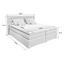 Boxspringbett mit Matratze& Topper 180x200cm Idaho, Silber - Chromfarben/Silberfarben, Design, Textil (180/200cm) - Novel Boxspringbett mit Matratze& Topper 180x200cm Idaho, Silber - Chromfarben/Silberfarben, Design, Textil (180/200cm) - Novel