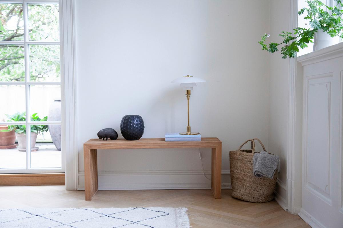 Sitzbank Teakfarben Rib Bxhxt: 104x43x35 Cm - Teakfarben, KONVENTIONELL, Holz (104/43/35cm) - MID.YOU