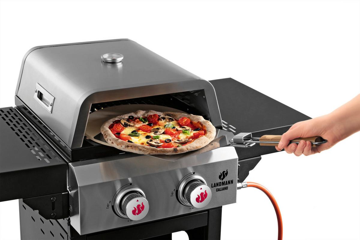 Gasgrill Landmann Gasgrill Caliano 2.0 - Chromfarben/Schwarz, Basics, Metall (98/58/105cm)