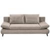 2-sitzer-sofa Mit Schlaffunktion Sunny B: 212 Cm - Beige/Schwarz, KONVENTIONELL, Holzwerkstoff/Textil (212/88/101cm) - MID.YOU