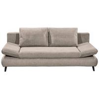 2-sitzer-sofa Mit Schlaffunktion Sunny B: 212 Cm - Beige/Schwarz, KONVENTIONELL, Holzwerkstoff/Textil (212/88/101cm) - MID.YOU