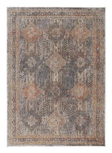 Webteppich Grau Trojes 200x290 Cm