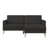 Ecksofa Carini - Eichefarben/Creme, Basics, Textil (222/152cm)