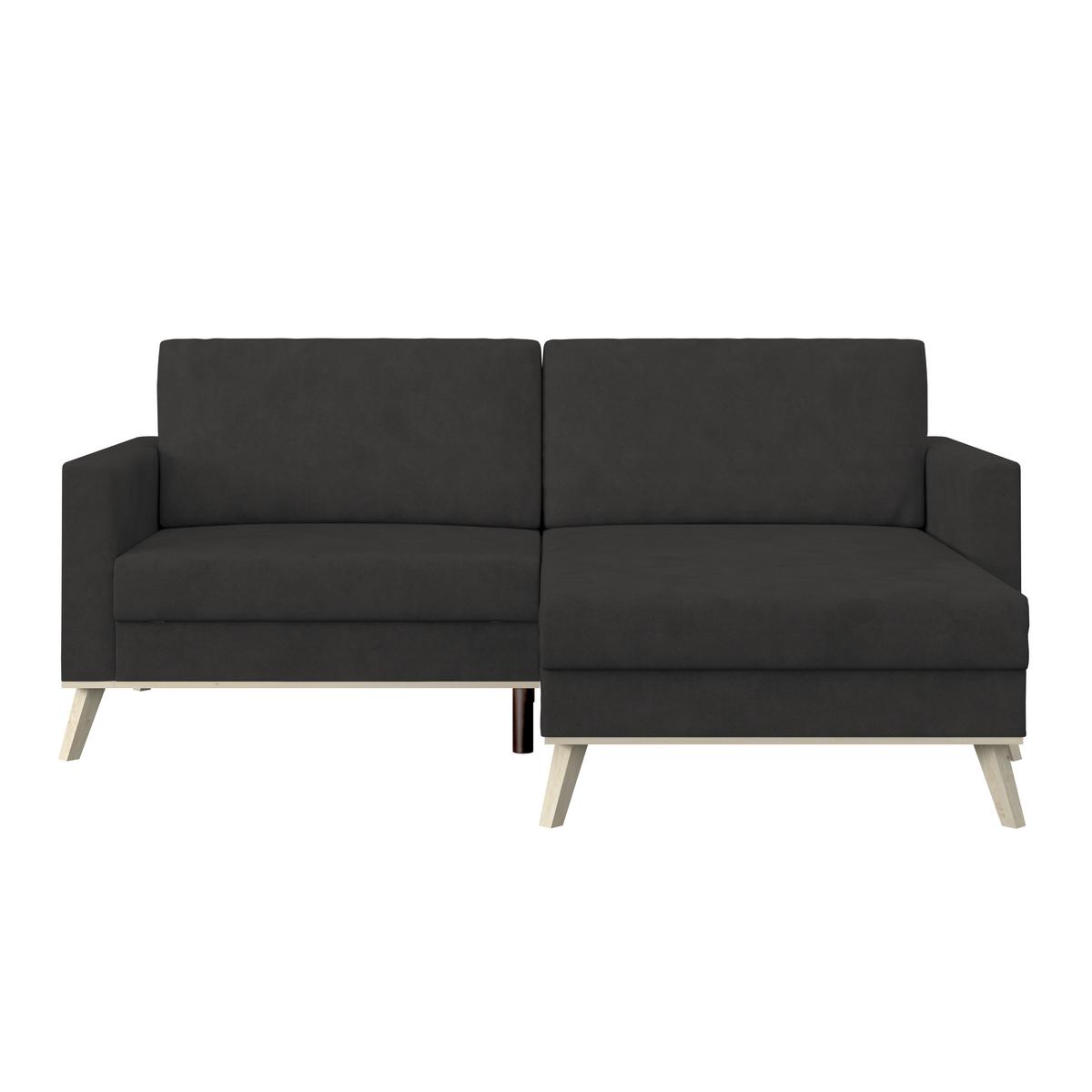 Ecksofa Carini - Eichefarben/Creme, Basics, Textil (222/152cm)