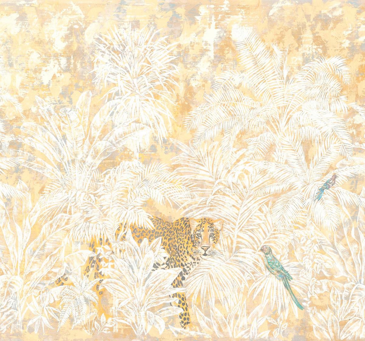 Fototapete Jungle Maze - Multicolor, Trend, Papier (300/280cm) - Komar