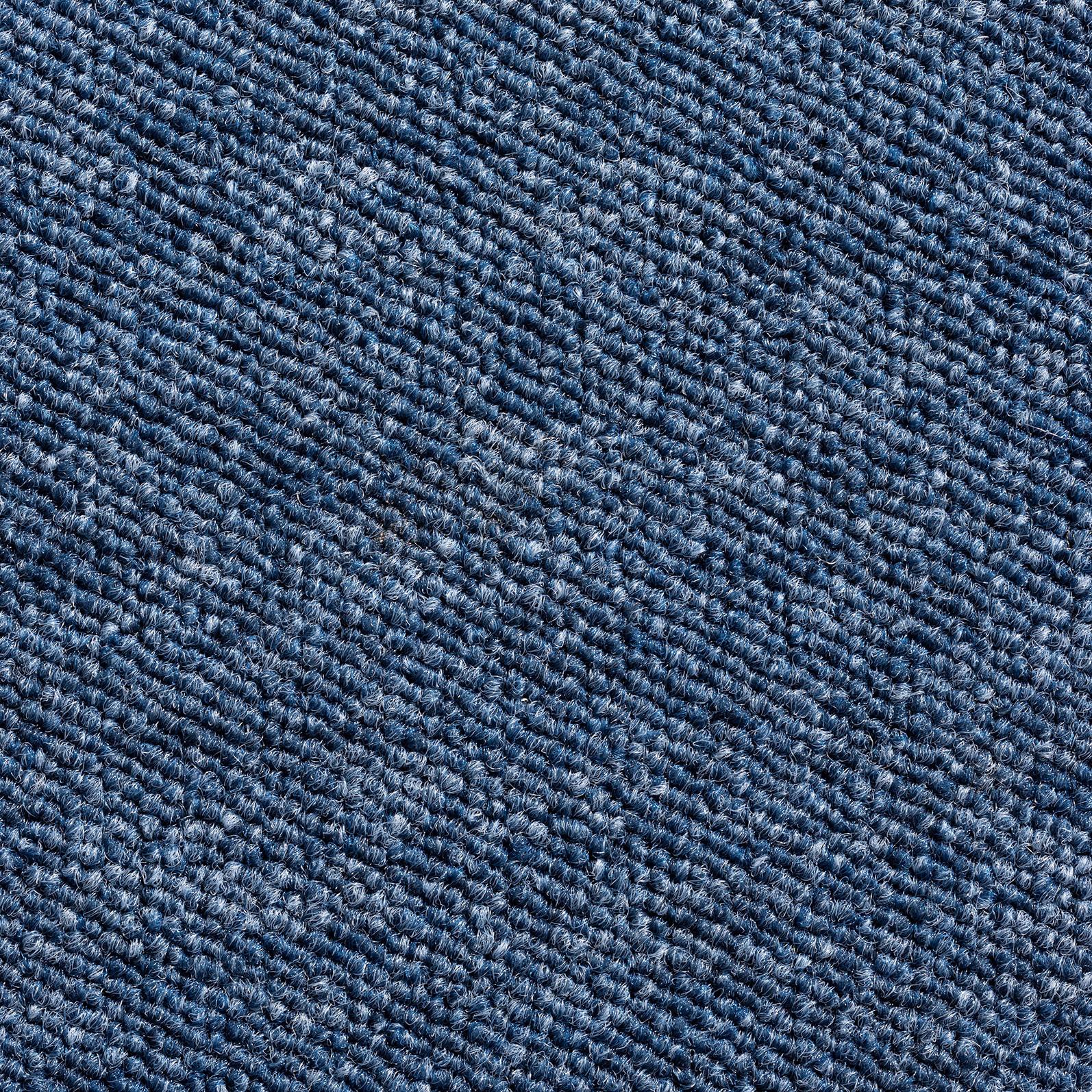 Teppichfliese Hellblau Sparkle 50x50cm Florhöhe 3,5mm - Hellblau, Basics, Textil (50/50cm)