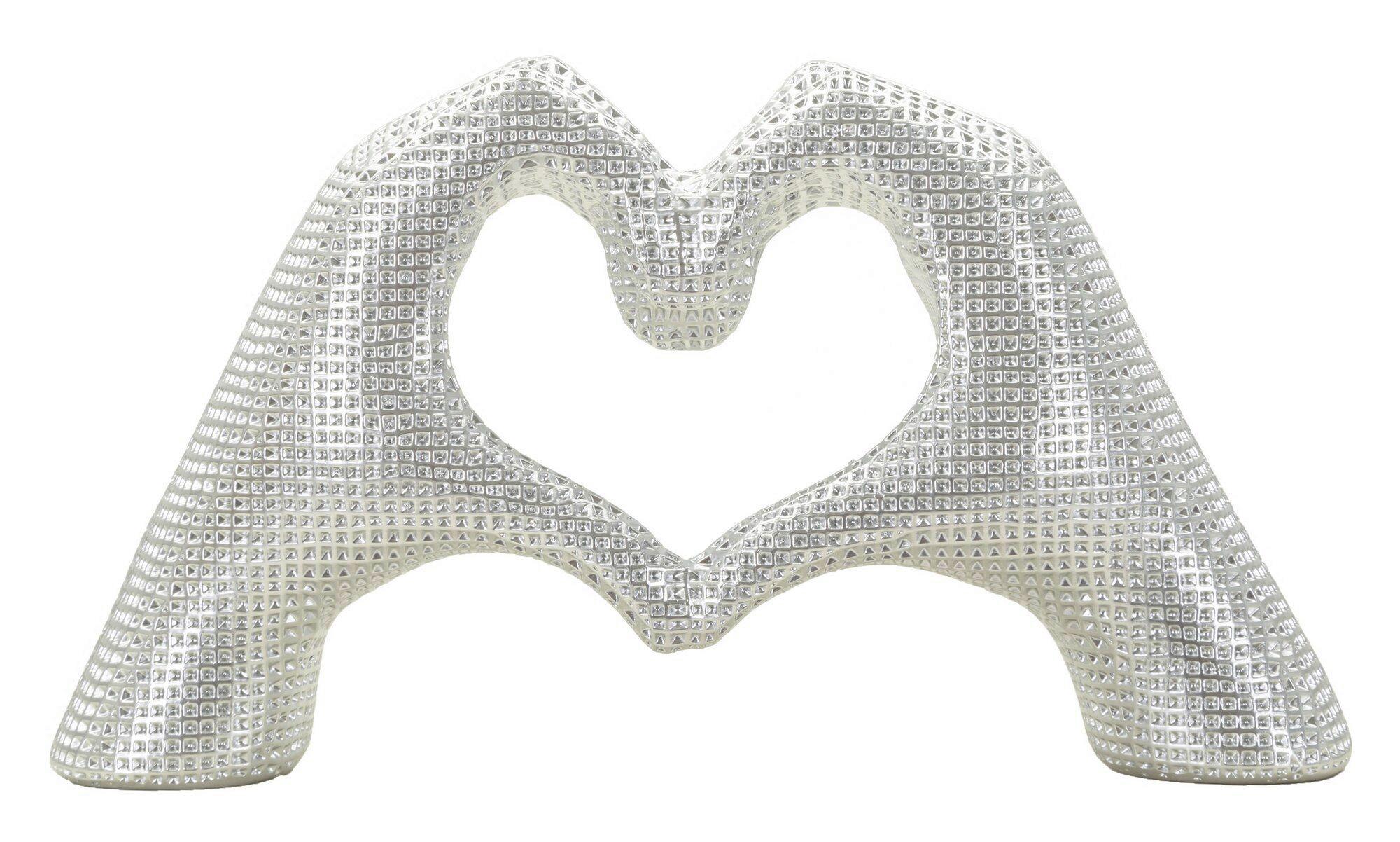 SKULPTUR Kunststoff, Silver - Basics, Kunststoff (25/13.5/7.5cm)
