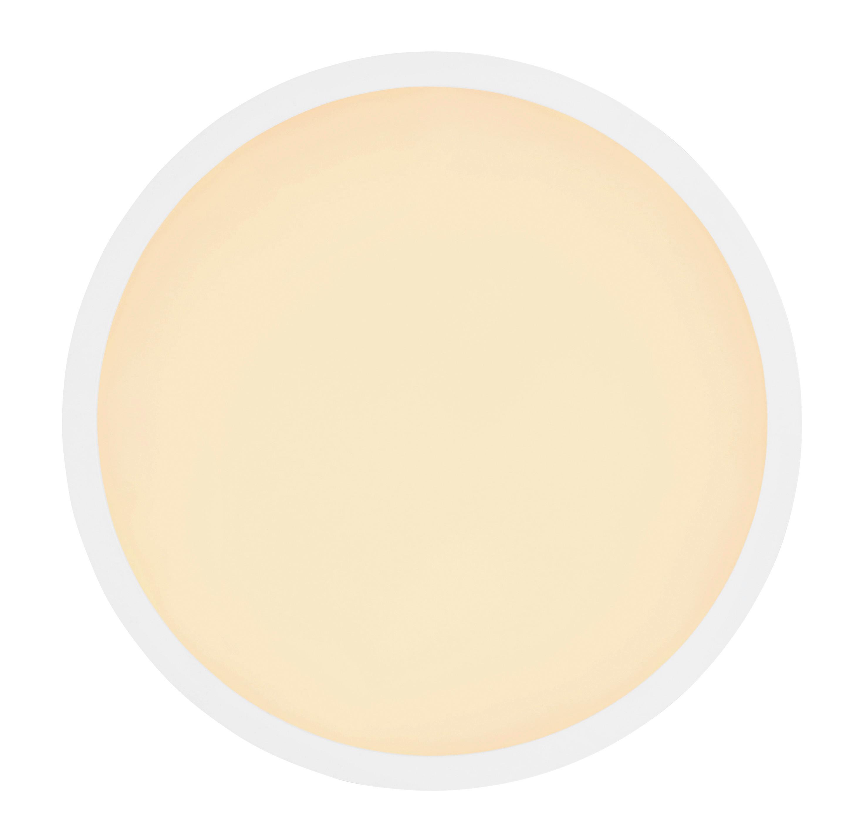 Bad-deckenleuchte Sapana Ip44 Opal/weiß Ø 29,4 Cm - Opal/Weiß, Basics, Kunststoff (29,4/2,5cm) - Globo