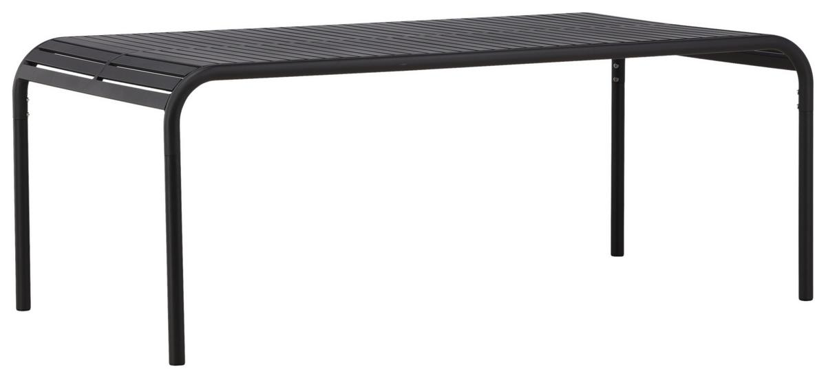 Gartentisch Borneo - Anthrazit, Basics, Metall (200/100/75cm) - Gardenson