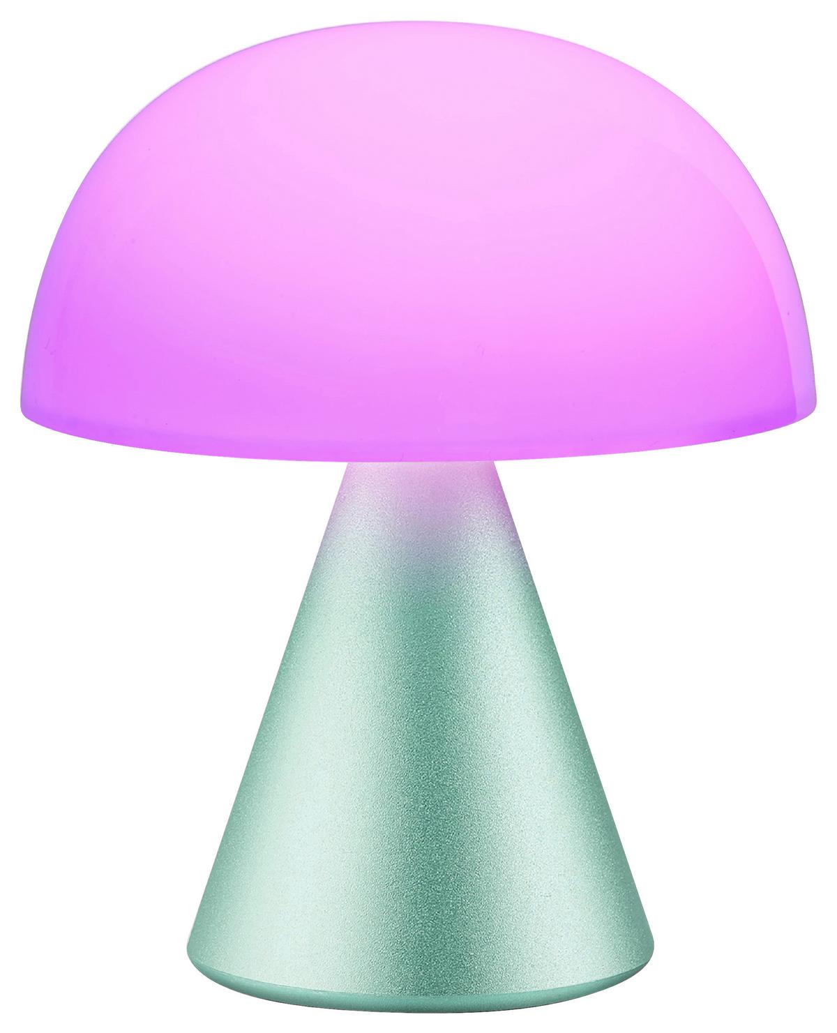 Akku-tischleuchte Lexon Mina M - Mintgrün, Design, Kunststoff/Metall (9.2/11/9.2cm)