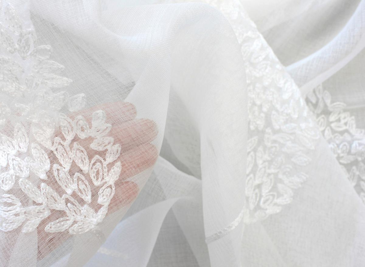 Fertigvorhang Alvaro Weiss - Weiß, Basics, Textil (140/245cm)