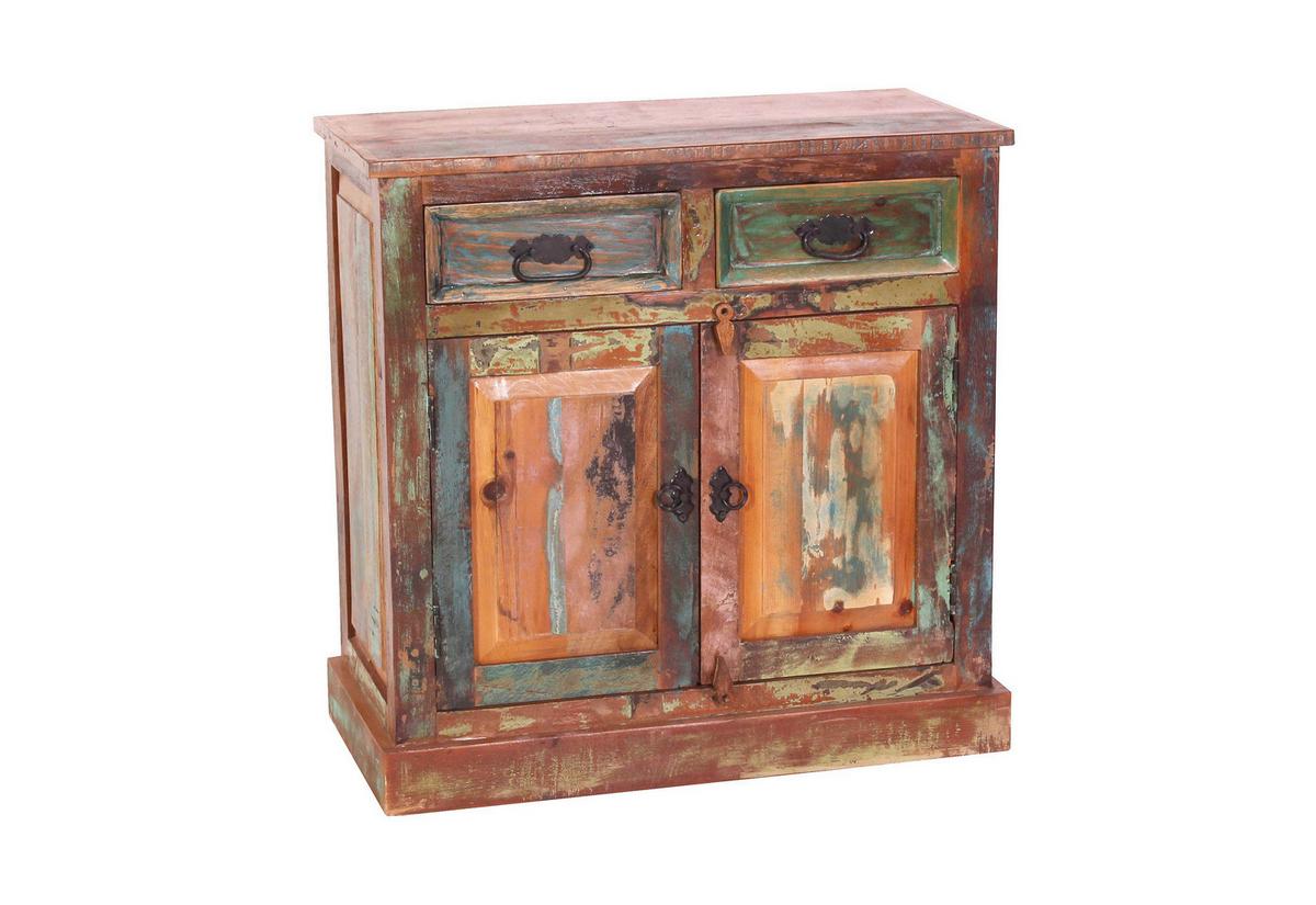 KOMMODE Multicolor B: 80cm - Multicolor, Design, Holz (80/40/80cm) - MID.YOU