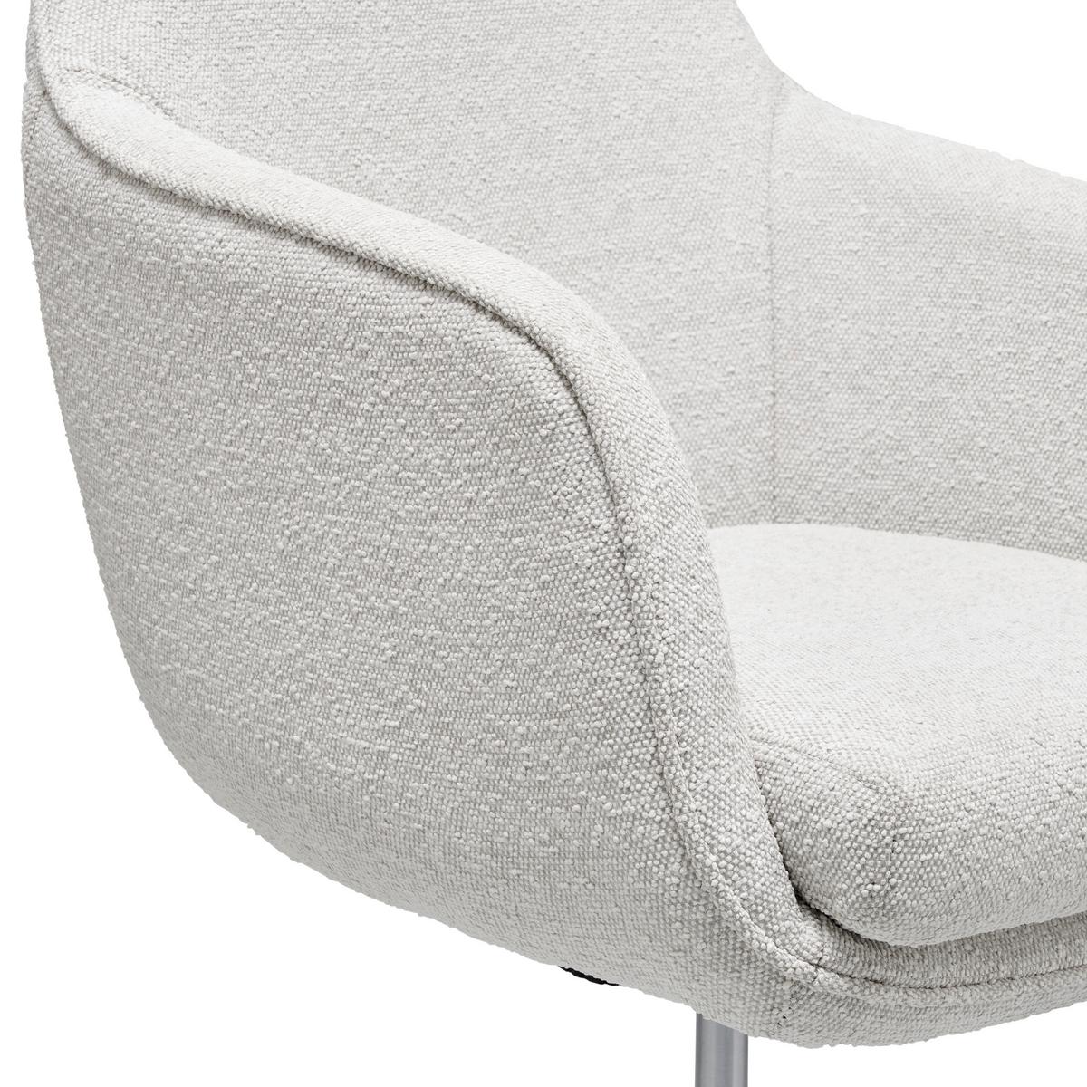 Drehstuhl Columbus - Beige/Schwarz, LIFESTYLE, Kunststoff/Textil (63/93-98/71cm) - Livetastic