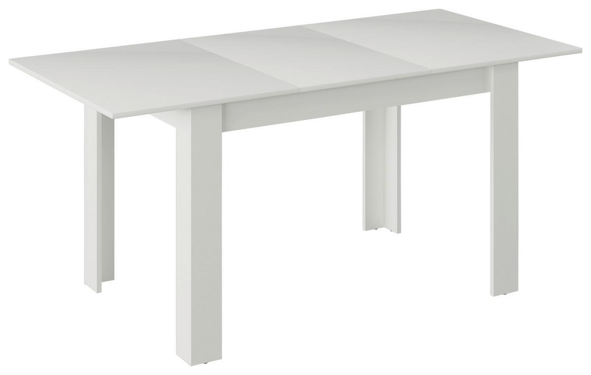 . . - bílá, Moderní, kompozitní dřevo (160-207/75,5/80cm)